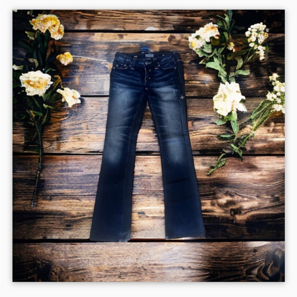 Affliction Premium Black Jade Jean - NWOT-Sz 27 ❤️😍Amazing! Bootcut-straight​